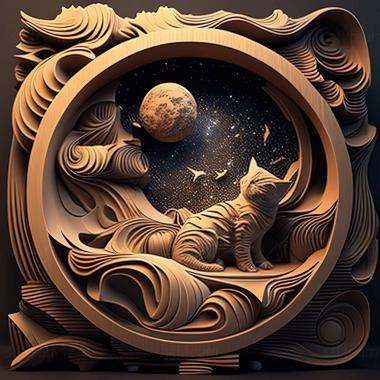 3D model CAT Interstellar game (STL)